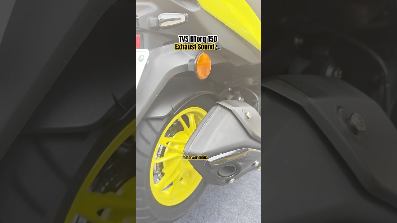 TVS NTorq 150 Exhaust Sound Review 