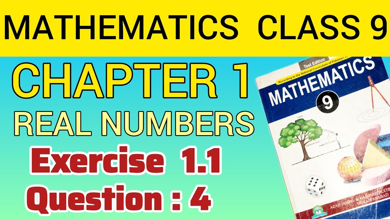 Math Class 9| Chapter 1| Real Numbers| Exercise 1.1| Question : 4 | Complete solution 