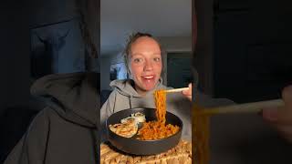 I crave this every day buldak buldakramen noodlemukbang ramen...