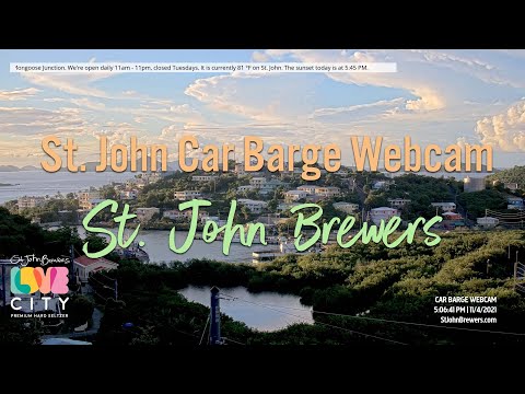 Cruz Bay Car Barge and Ferry Terminal live cam preview