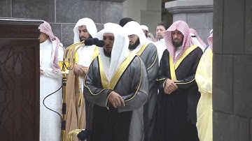 تلاوة فضيلة الشيخ #ماهر_المعيقلي من صلاة التراويح ليلة 3 رمضان 1440هـ