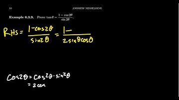 Double Angle Identity for Tangent