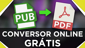 Como converter pub em PDF?