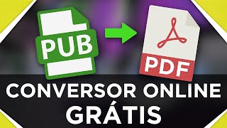 Como converter PUB em PDF sem programas | CONVERSOR ONLINE | 100% GRÁTIS screenshot 1