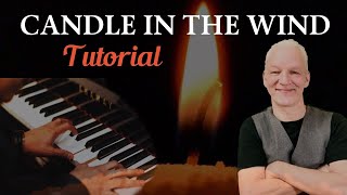 Candle In The Wind, (Goodbye England's Rose) Piano Tutorial in C