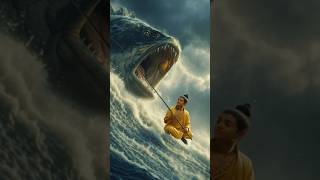 The Shark Who Chased Buddha #buddha #buddhism #maditation #spirituality #ai #shortvideo #shark