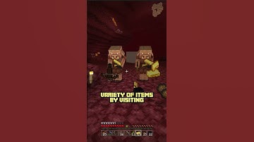 Gold Trading with Piglins in Minecraft