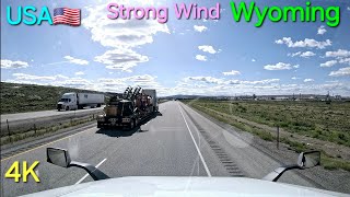 POV Truck Driving USA 4K Wyoming #trucking