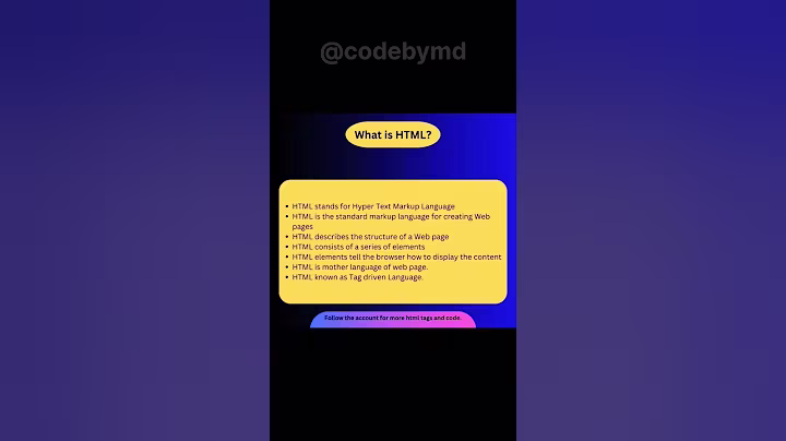 What is html ? #shorts #youtubeshorts #programming #coding #html #htmltutorial #html5 #codinglife