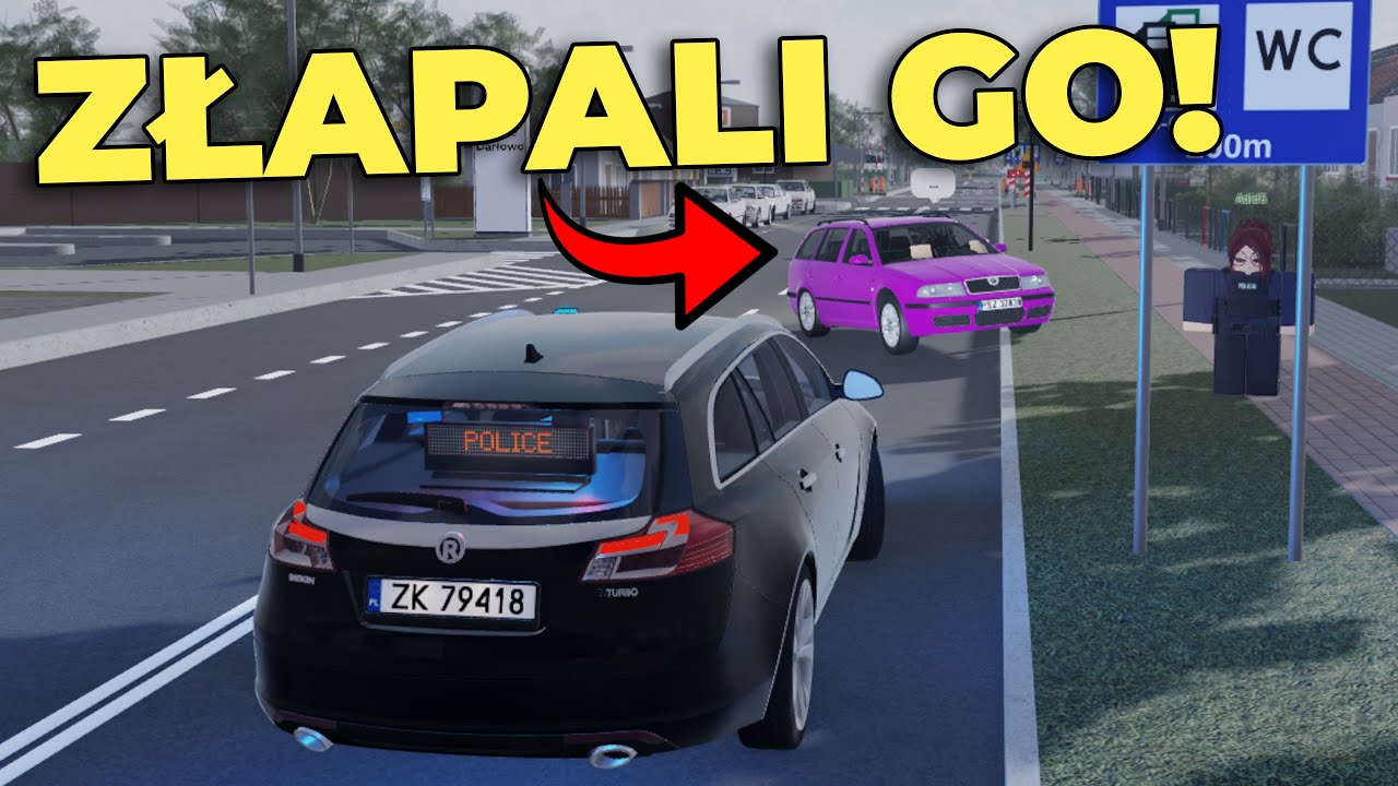 WZYWAM POLICJĘ DO ŹLE ZAPARKOWANYCH SAMOCHODÓW w PCD - Hogaty w Roblox - Polish Car Driving