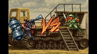 Metal Slug Attack Animation: Yoshino vs Rebel Soldier Short Battle