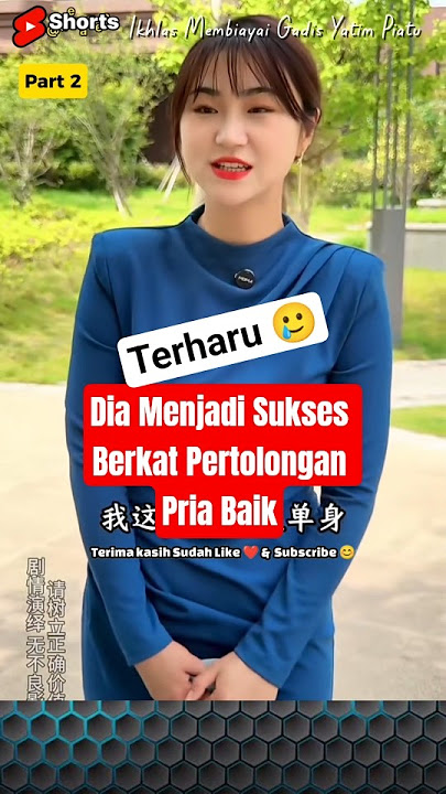 Part 2_Ikhlas membiayai gadis yatim piatu. #shorts #viralvideo #derageaz