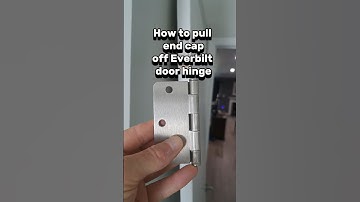 How to pull end cap off Everbilt door hinge #hinge #bedroomdoor  #doorhinge #everbilt #vicegrip
