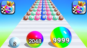 BALL RUN 2048 infinity 🆚 Number run shooting 2048 Gameplay Walkthrough part 28