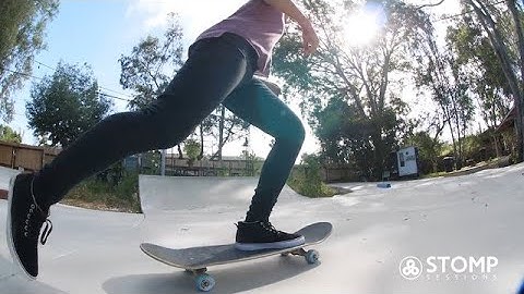 How To Skateboard: Learn The Basics with Amelia Brodka - Pushing, Stopping and more