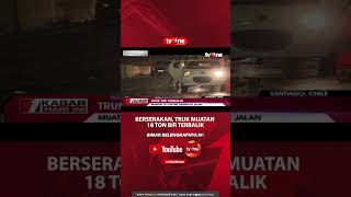 Berserakan Truk Muatan 18 Ton Bir Terbalik tvone shorts truck  kecelakaan bir trukoleng