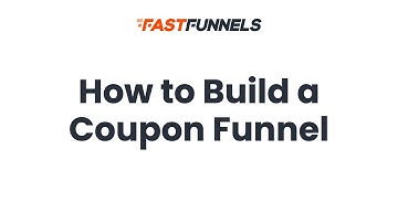 How to Build a Coupon Funnel