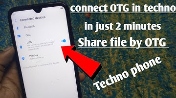 How to connect OTG in techno | Techno phone mai OTG kese connect kare