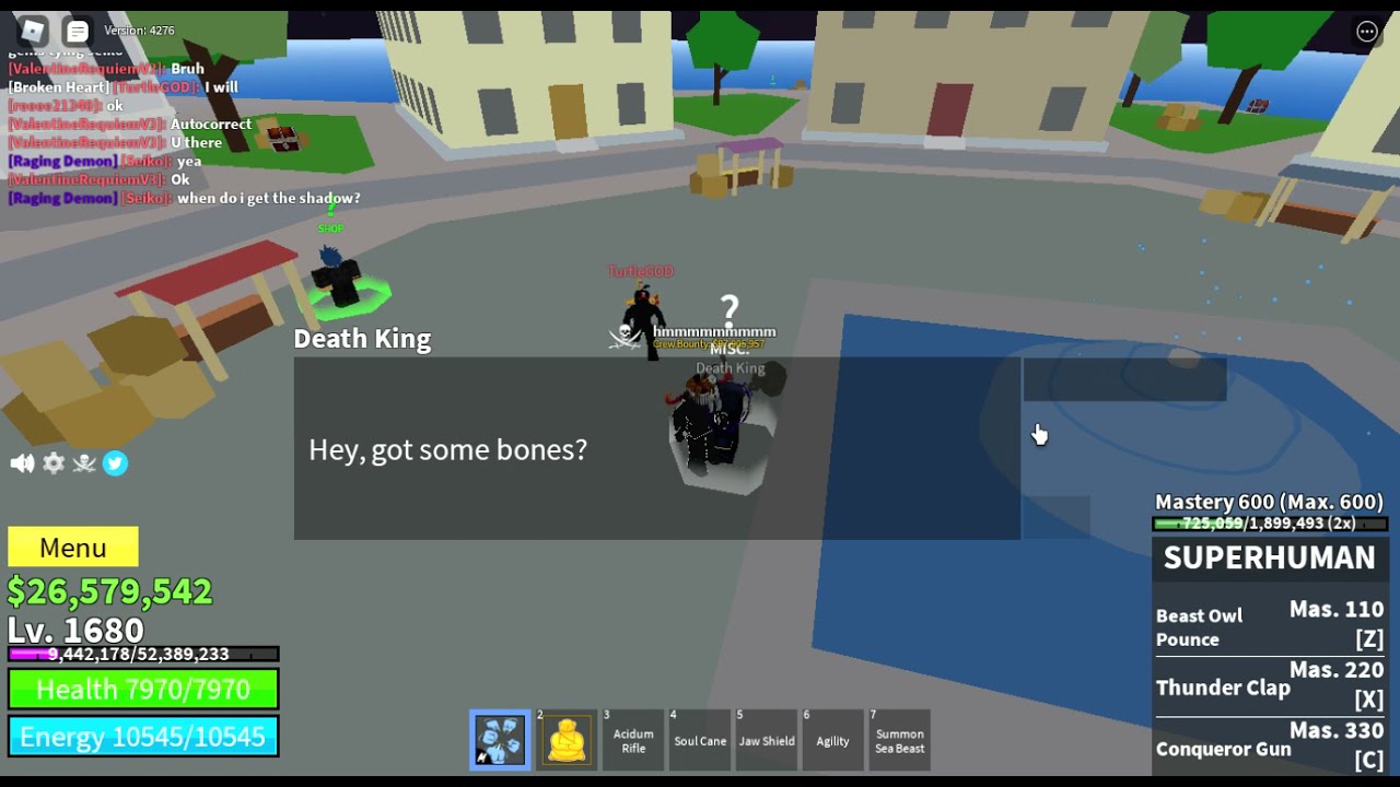 what are the odds if this of my first 50 bones lmao : r/bloxfruits