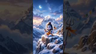 🔱 Little Mahadev's Divine Power ✨ | Cute Baby Shiva AI Animation 🙏 #LittleMahadev #ViralShorts