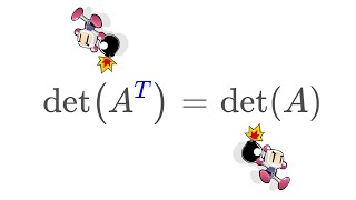 det A^T = det A