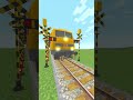 踏切 アニメ Train Railway Railroad Crossing Animation Minecraft s005