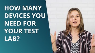 How to Build an In-House Test Lab 2/4 | How Many Devices You Need For Your Test Lab?