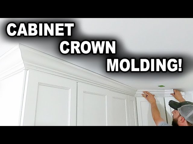 Installing Kitchen Cabinet Crown