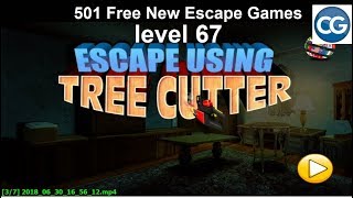 [Walkthrough] 501 Free New Escape Games level 67 - Escape using tree cutter - Complete Game screenshot 5
