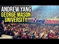Andrew Yang Virginia Rally at George Mason University | November 4th 2019
