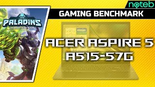 Acer Aspire 5 A515-57G - Paladins Gameplay Test I5-1235U, Mx550