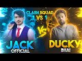 Jack official vs ducky bhai 1vs1 one tap match you will inspired from gameplay free fire