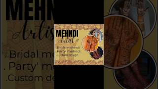 canva app Mehndi poster design #shortvideo #viralvideo