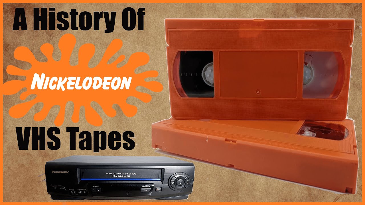 Nickelodeons Orange Vhs Tapes 90s Nickelodeon Rugrats Vhs Youtube