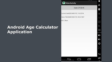 Android Age Calculator App