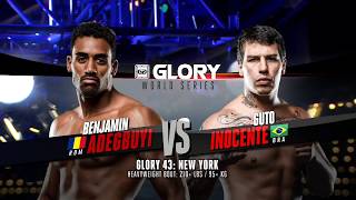 FULL MATCH - Benjamin Adegbuyi vs. Guto Inocente: GLORY 43 New York
