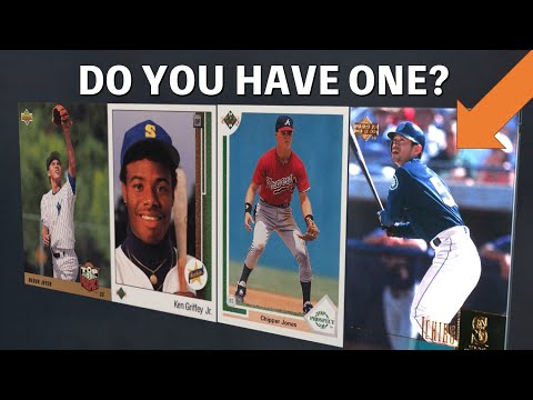 TOP 32 Most Collected Upper Deck Baseball Cards ALL-TIME - YouTube