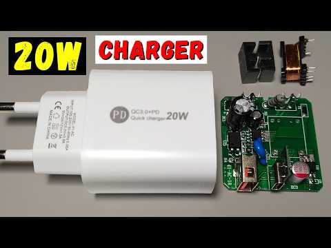 USB-C PD 20W Charger with Quick Charge – Power Test & Electronic Analysis