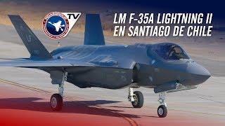 F-35A Lightning II operando en Segunda Brigada Aérea de la Fuerza Aérea de Chile durante FIDAE 2018