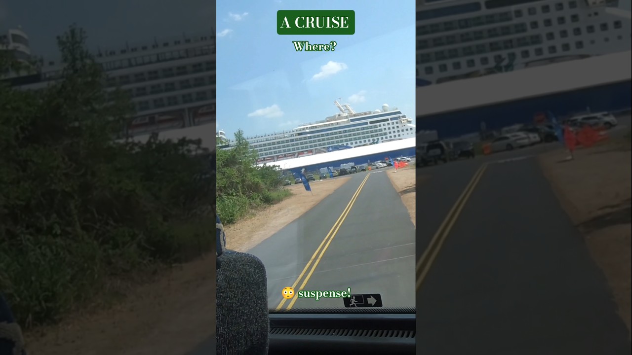 A cruise.. where?.. 😳 suspense.. #travel #cruise