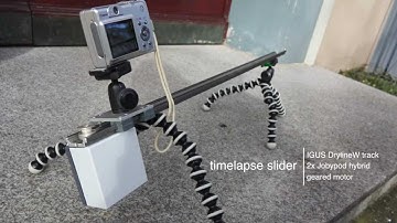 professional timelapse slider / Zeitraffer dolly DIY