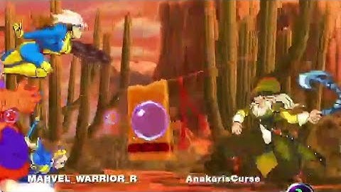 MVC2: Ruby Heart sent Rogue into the Abyss! An Anchor Attack Glitch #FreeMVC2 (Stream Highlights#43)