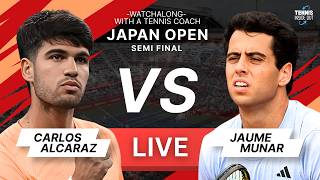ALCARAZ vs MUNAR - Japan Open 2026 - Semi Final - Tennis Watchalong
