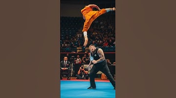 The martial monk easily defeated his opponent #master #wwe #wushufight #shaolinkungfu #shaolin