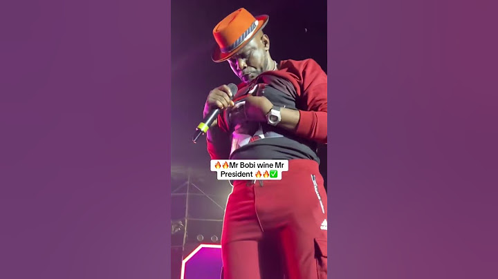Sorry Mathias walukaga shows his President at Big eye concert🔥✅#trending #bobiwine #uganda