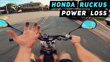 Honda Ruckus / Zoomer - Power Loss! One small easy fix! | Mitch
