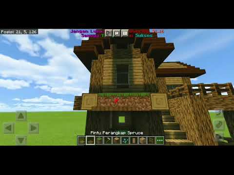 Cara membikin rumah survival di Minecraft - YouTube