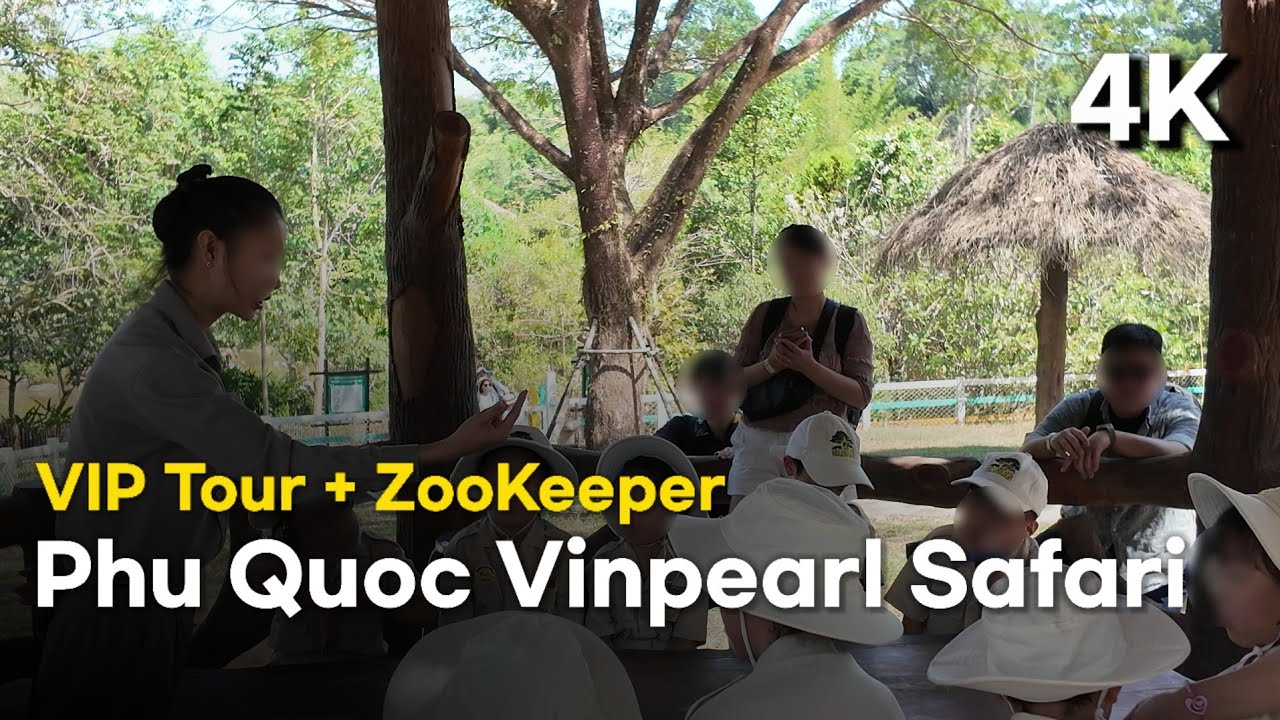 푸꾸옥 빈펄 사파리 VIP + 주키퍼 + 기린식당 + 북쪽 사파리 체험 아이들과 (더보기 참조) Phu Quoc Vinpearl Safari VIP + Zookeeper