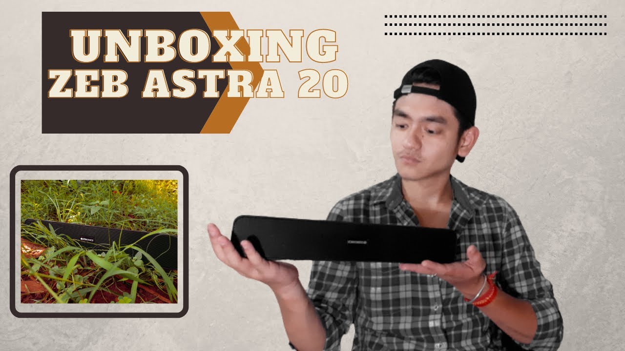 Unboxing and reviewing Zebronics Astro 20 || Speaker under 1k ||