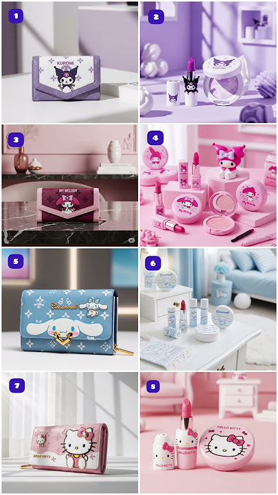 dompet vs make up sanrio, kalian suka nomor berapa? #trending #fyp #shorts